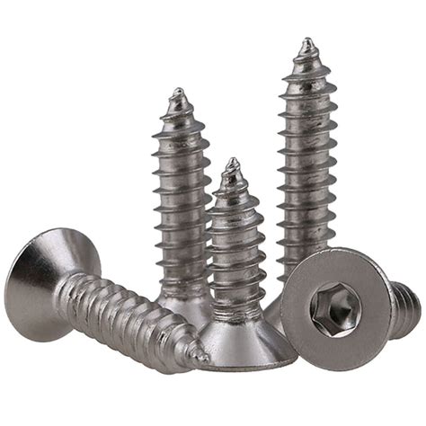 flat head sheet metal screw sizes|flat head countersunk wood screws.